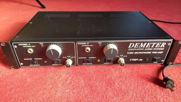 DEMETER TUBE MICROPHONE PREAMP VTMP-2a チューブ マイクプリアンプ