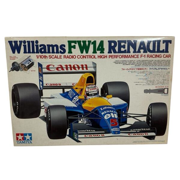 TAMIYA タミヤ 1/10 電動RCカー ウイリアムズ FW14 ルノー フォーミュラ1タイプ ITEM 58105 Williams renault プラモデル 当時物