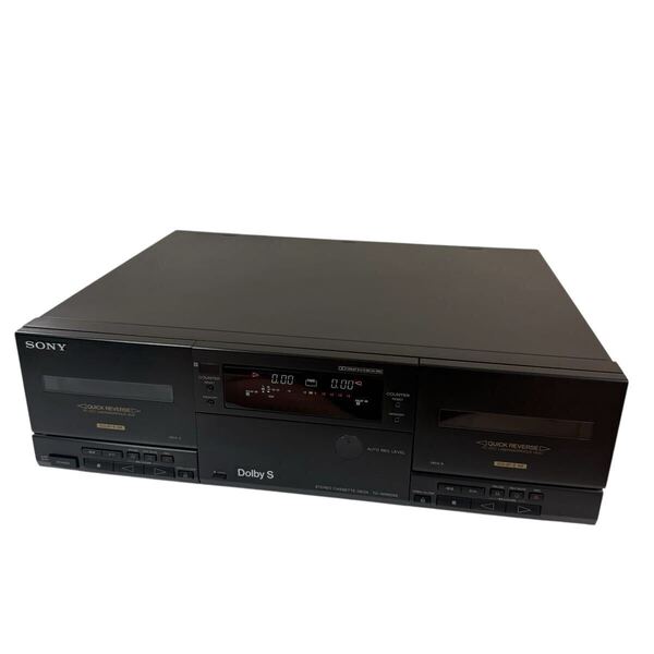 【送料無料】SONY TC-WR905S ダブルカセットデッキ ソニー STEREO CASSETTE DECK オーディオ機器 ステレオカセットデッキ stereo