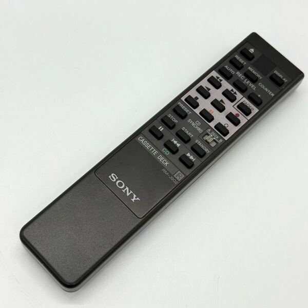 SONY (TC-WR990 TC-WR965S TC-WR905S TC-WR870 等対応)Wカセットデッキ専用 オーディオリモコン RM-J902 動作保証