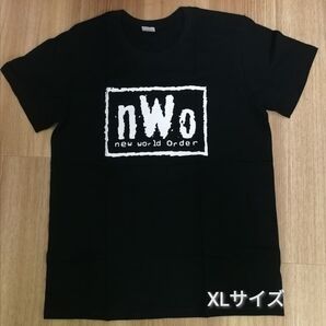 ★新品★XLサイズ nWo プロレスTシャツ ブラック 新日本プロレス 蝶野正洋 武藤敬司 天山広吉 ヒロ斉藤 狼軍団 wcw wwe