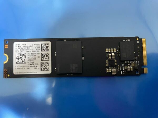 【99時間】SAMSUNG MZVL4256HBJD-00BL7 256GB SSD M.2【正常判定】