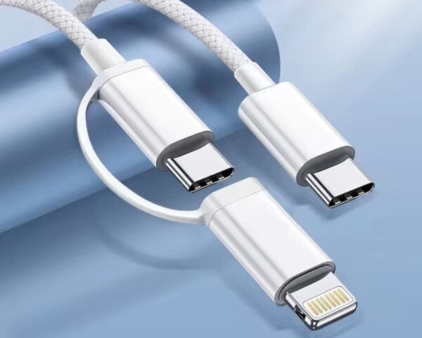 送料無料♪2m♪1本♪ PD 30W USB Type-C lightning 2in1 充電ケーブル 充電コード♪