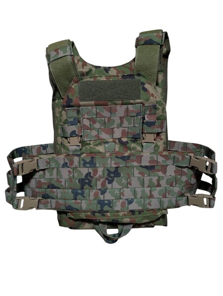 陸自 18式防弾ベスト プレキャリ プレートキャリア 陸上自衛隊迷彩 3型 サバゲー