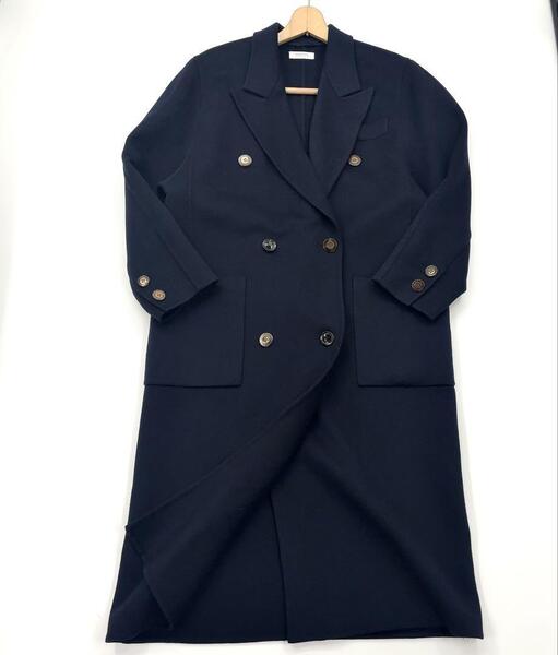 【極美品】AKRIS アクリス カシミヤ100% ダブルフェイス ロングコート