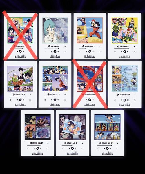 未開封 一番くじ ドラゴンボール VSオムニバスCROSS I賞 クリアポスター 9種セット / 超サイヤ人4孫悟空 ベジータ フリーザ セル