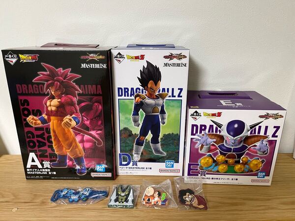 一番くじ ドラゴンボール VSオムニバスCROSS A賞 + D賞 ベジータ MASTERLISE フィギュア + E賞 DIORAMA FIGURE-悪の帝王フリーザ- セット