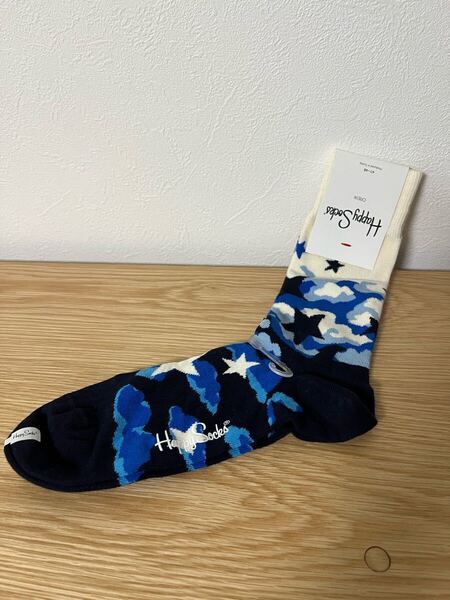 新品 Happy Socks 雲柄 ソックス 10211013 / ハッピーソックス 靴下 MADE IN TURKEY トルコ ナイガイ