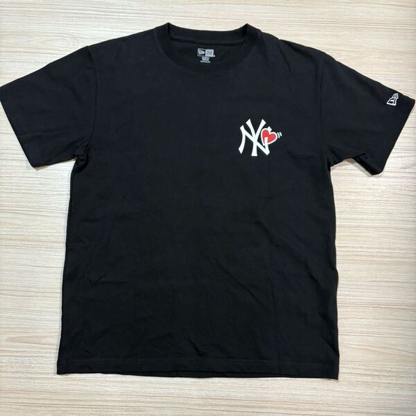 送料無料★NEW ERA ニューエラ 半袖 Tシャツ レディース M ブラック ムラスポ