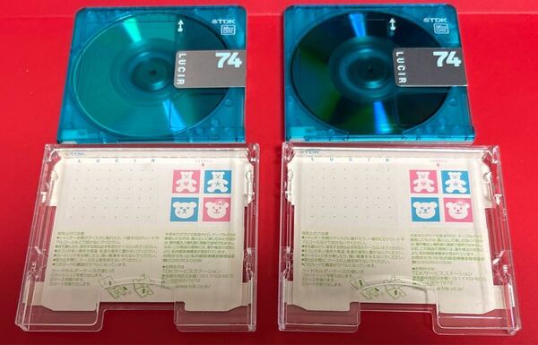 MD 録音用 ミニディスク 2枚 TDK ニューLUCIR(ルシール)74分