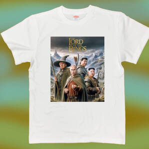 Tシャツ 白3L(LLL,2XL)トランプ・プーチン・習近平・金正恩 the road of the rings