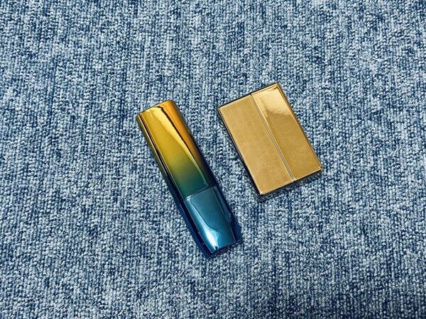 IQOS イルマ i ワン ケース アイコスイルマワン ケース iqos イルマワン と ヒートスティック専用ケース メタリック ゴールド グリーン