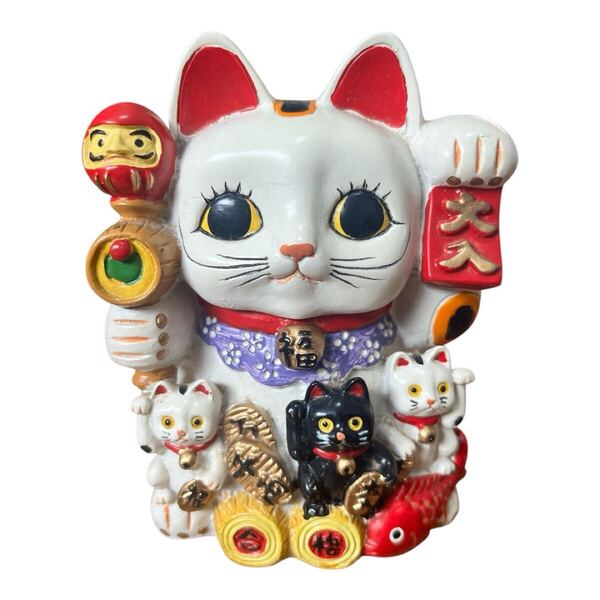 商売繁盛 合格祈願 招き猫 貯金箱