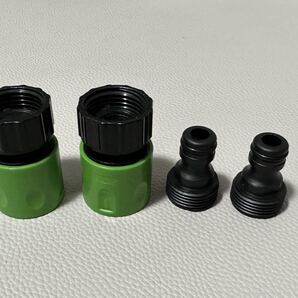 SALT-AWAY ソルトアウェイ 専用ミキサー適用 コネクター 2セット オス メス ワンタッチ アダプター ジョイント 船外機 水洗キット