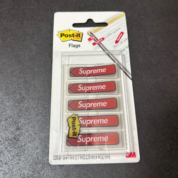 【Supreme】ポストイット Post-it Flags 新品 / 付箋紙 ふせん 3M スリーエム シュプリーム ボックスロゴ BOXLOGO ノベルティ ステッカー