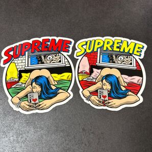 【Supreme】BEDROOM ステッカー 2色 セット 新品 25ss / ベッドルーム シュプリーム ボックスロゴ BOXロゴ BOXLOGO ノベルティ