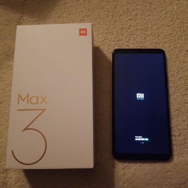Xiaomi MI MAX3 Global Version 6.9inch 5500mAh バッテリー 4GB RAM+64GB ROM VOLTE Android8.1
