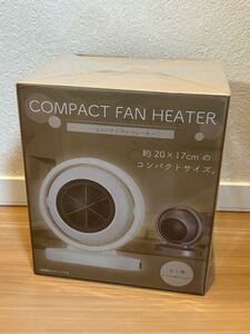 【数量2】★ コンパクト ファン ヒーター 新品 未開封 ★ compact fan heater AC電源タイプ