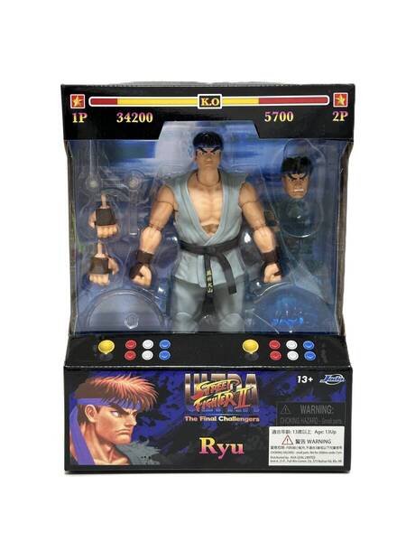新品 未開封 Jada Toys JD35425 RYU street fighter ストリートファイター リュウ ( Player 2 color )