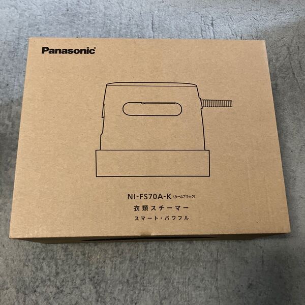 送料無料新品未開封正規品 パナソニック スチームアイロン衣類スチーマー NI-FS70A-K カームブラック 360°パワフルスチーム3段階温度調節