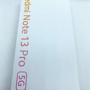 【新品】Xiaomi Redmi Note 13 Pro 5G UQ SIMフリー オーシャンティール