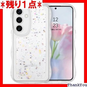 VENINGO galaxy s24 ケース ギャラク シリコン TPU バンパー 6.2インチ 透明グリッター 795