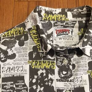 HYSTERIC GLAMOUR × THE CRAMPS ヒステリックグラマー × ザ・クランプス オーバーサイズ 長袖シャツ バンドシャツ ロックシャツ