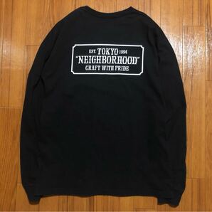 NEIGHBORHOOD ネイバーフッド CRAFT WITH PRIDE ロゴ ロンT ブラック Mサイズ 長袖Tシャツ ロングTシャツ 長袖T 黒
