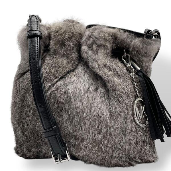 レア Michael Kors マイケルコース ラビットファー ショルダーバッグ