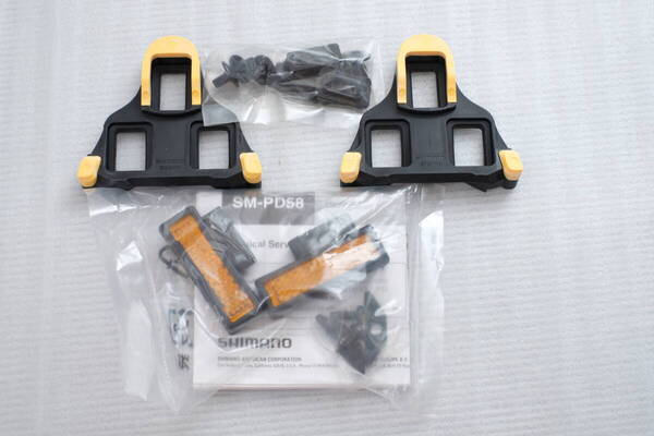 シマノ 純正 クリート 反射板 セット SM-SH11 SM-PD58 未使用 SPDーSL