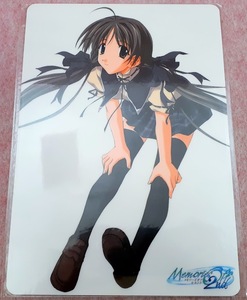 送230円~ 希少品☆ メモリーズオフ「Memories Off 2nd」イラスト 両面下敷き 美少女 コレクター アイテム 美少女 PC 萌え グッズ セクシー