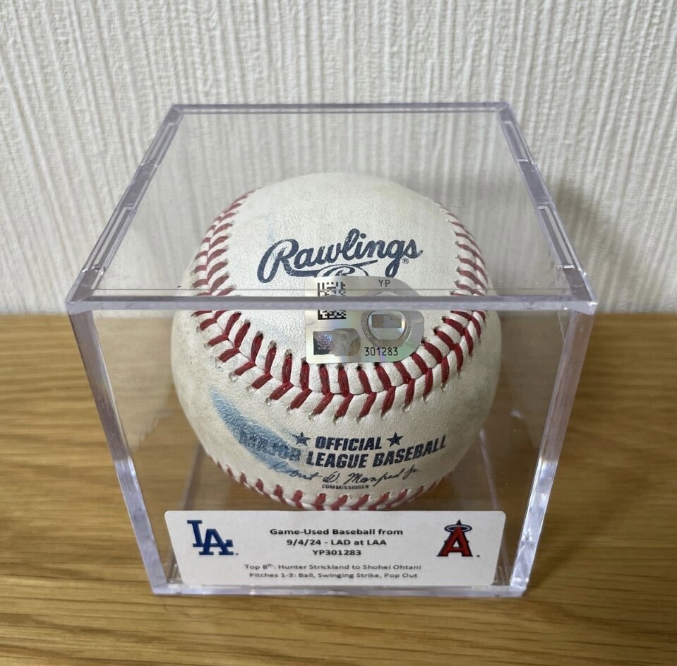 世界限定550点。「大谷翔平選手サイン入りボール MLB公式