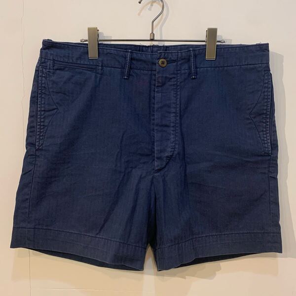 RRL ヘリンボーン フィールド ショーツ DOUBLE RL HERRINGBONE FIELD SHORTS ダブルアールエル HBT ショート パンツ POLO W34