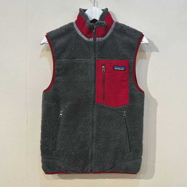 2015 patagonia Classic Retro X Vest FGE 23047 パタゴニア クラシック レトロX ベスト フォージグレー XS フリース ボア 山登り 登山