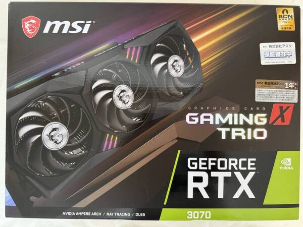 MSI Geforce RTX3070 GAMING TRIO 【非LHR】