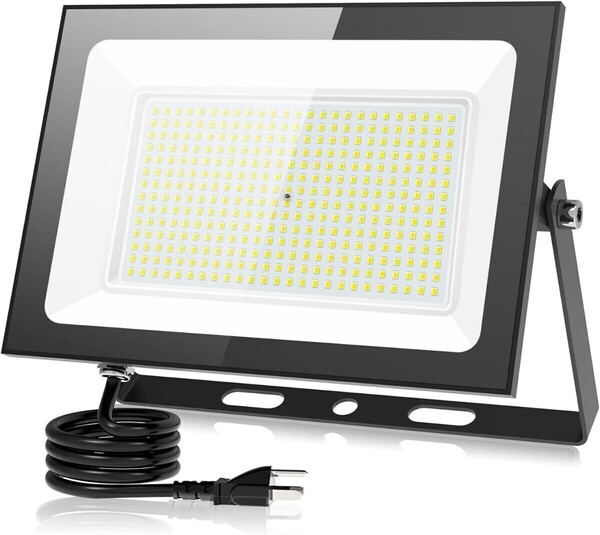 【新品未使用】投光器 led 屋外 作業灯 ledライト 300W 35000LM IP66防水 昼光色 高輝度 高放熱 省エネ 軽量
