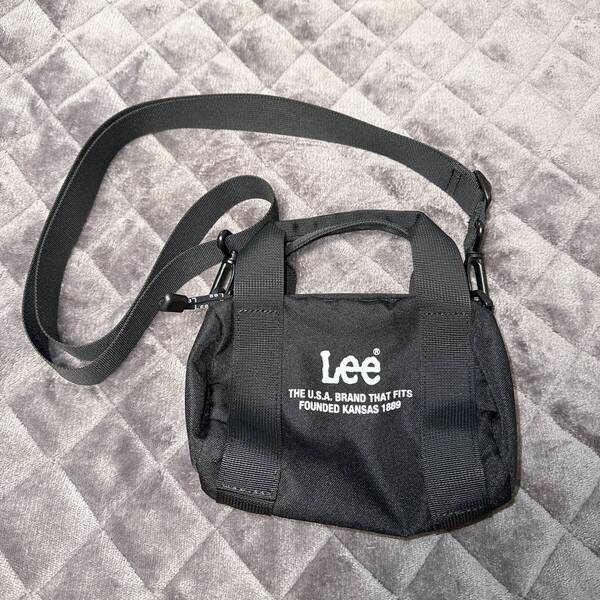 ◆当日発送◆【未使用品】 Lee リー ロールボストン ショルダーバッグ XSサイズ ブラック レディース メンズ ポーチ 2Way お出かけ