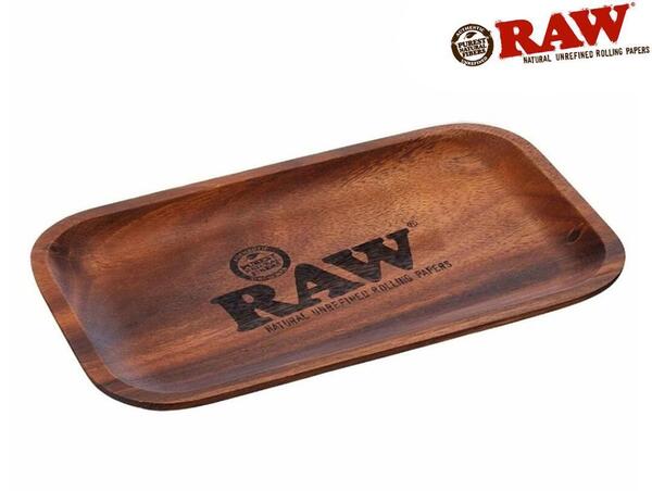 RAW WOODEN ROLLING TRAY ロウ ウッド ローリングトレイ 巻き紙 巻紙 ローリングペーパー トレー ボング ハイタイムズ マリファナ 大麻 thc
