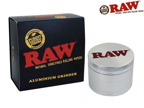 RAW ロウ 4ピース シュレッダー グラインダー 巻紙 巻き紙 ローリングペーパー ボング マリファナ 大麻 thc クラッシャー