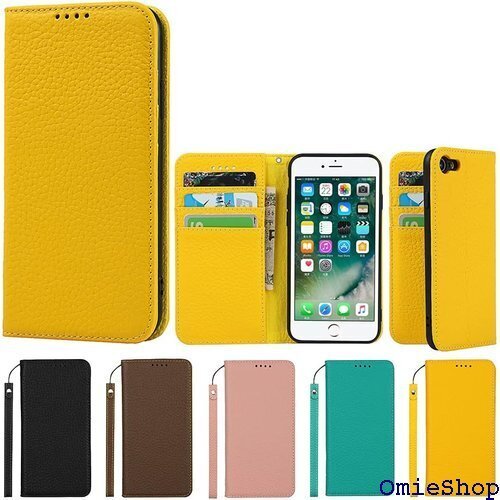 Eastwave アイフォン for iPhone S ー 人気 おしゃれ 内蔵マグネット 耐汚れ - イエロー 360