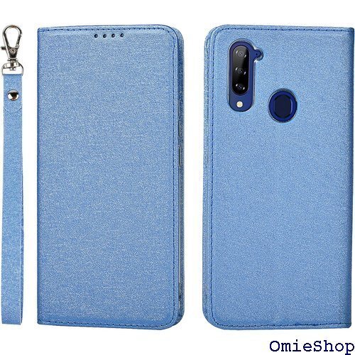 ZTE Libero 5G A003ZT ケース 手帳 カード収納 マグネット 耐衝撃 滑り止め 5色 ブルー 409