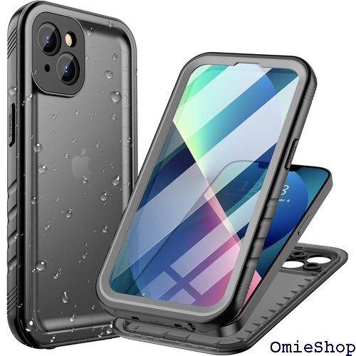 Cozycase iPhone 13 用 ケース - iPhone 13の携帯ケース2眼レフ-6.1インチ-黒 448