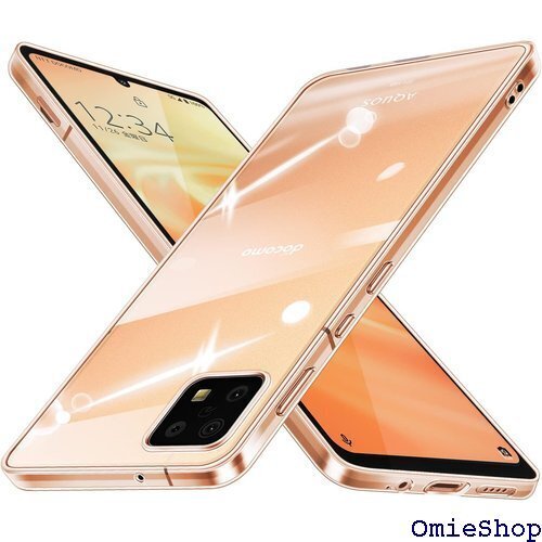 AQUOS sense6 / sense6s ケース 6s スリム 軽量 ストラップホール付き 耐衝撃 全透明 675