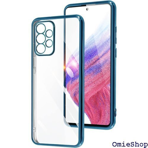 Galaxy A53 5G ケース クリア 青 SC- トケース 人気 保護カバー galaxy a53 ブルー 697