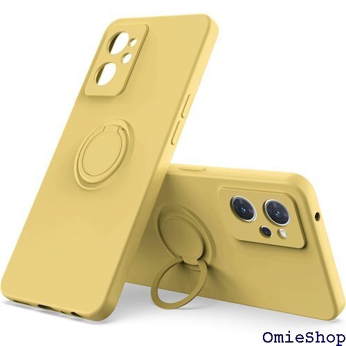For OPPO Reno7 A/OPPO Reno9 ンカーリング カバー スマホカバー 携帯ケース イエロー 798