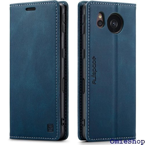 AQUOS sense7 ケース 手帳型 aquos SH-53C/SHG10 対応 6.1inch ネイビー 1023