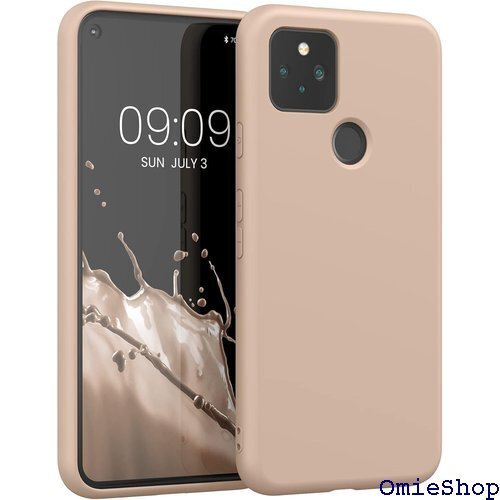 kwmobile スマホケース Google Pixe TPU シリコン マイクロファイバー ココナッツミルク 1100