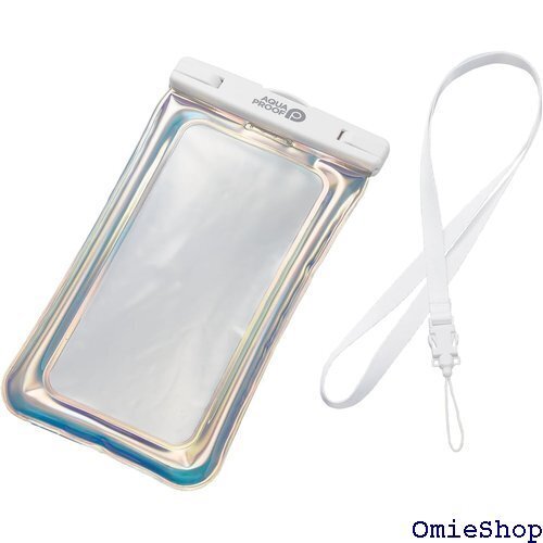 エレコム スマホ 防水ケース 水に浮く IPX8 水深 下のスマートフォン対応 オーロラ P-WPSF04ARR 1252