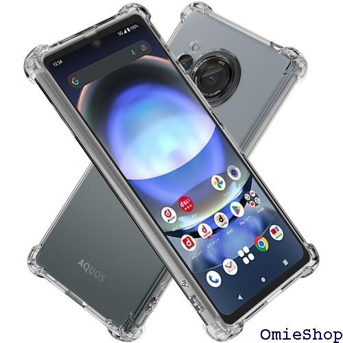 Hy+ AQUOS R8 耐衝撃 ケース SH-52D MIL規格 クリア 衝撃吸収ポケット内蔵 TPU ケース 1274