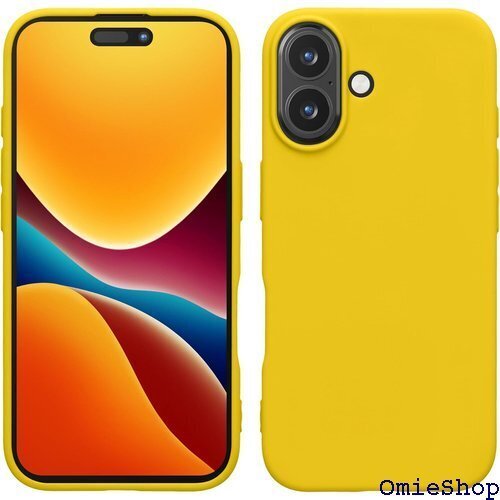 kwmobile スマホケース Apple iPhon り止め ソフト TPU シリコン - まばゆい イエロー 1920